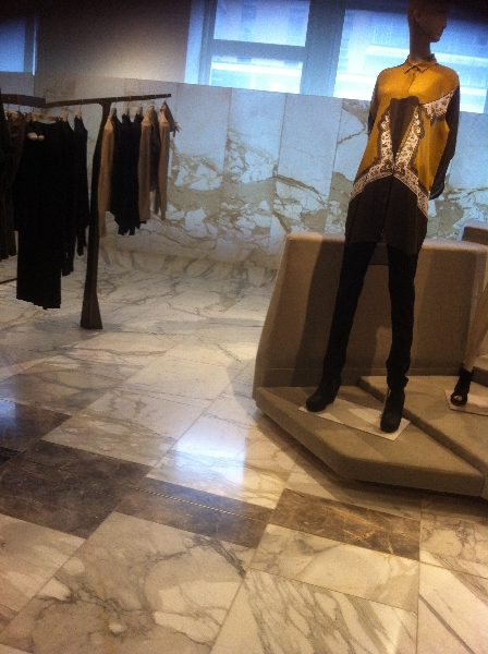 Selfridges Marble Floor Screen